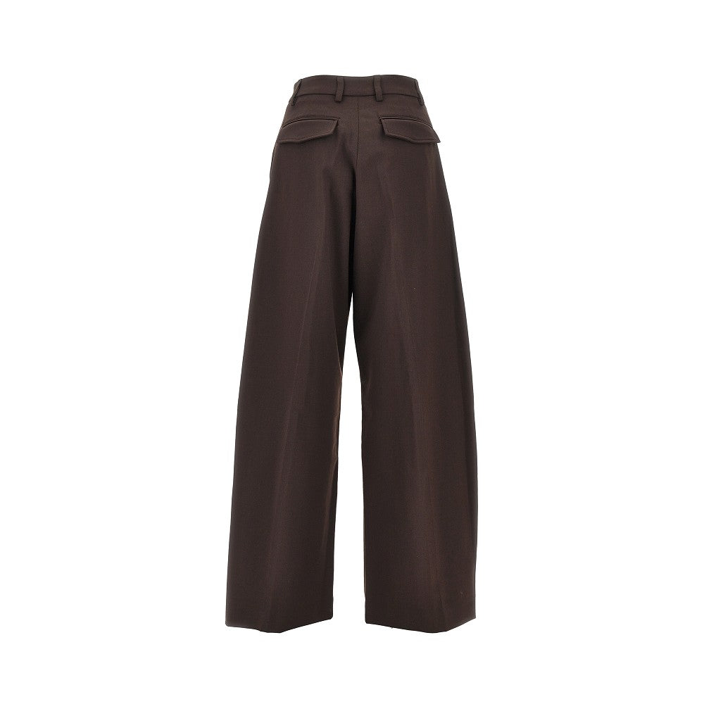billie wide-leg wool-blend pants