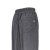 wool pants with elasticated waist
