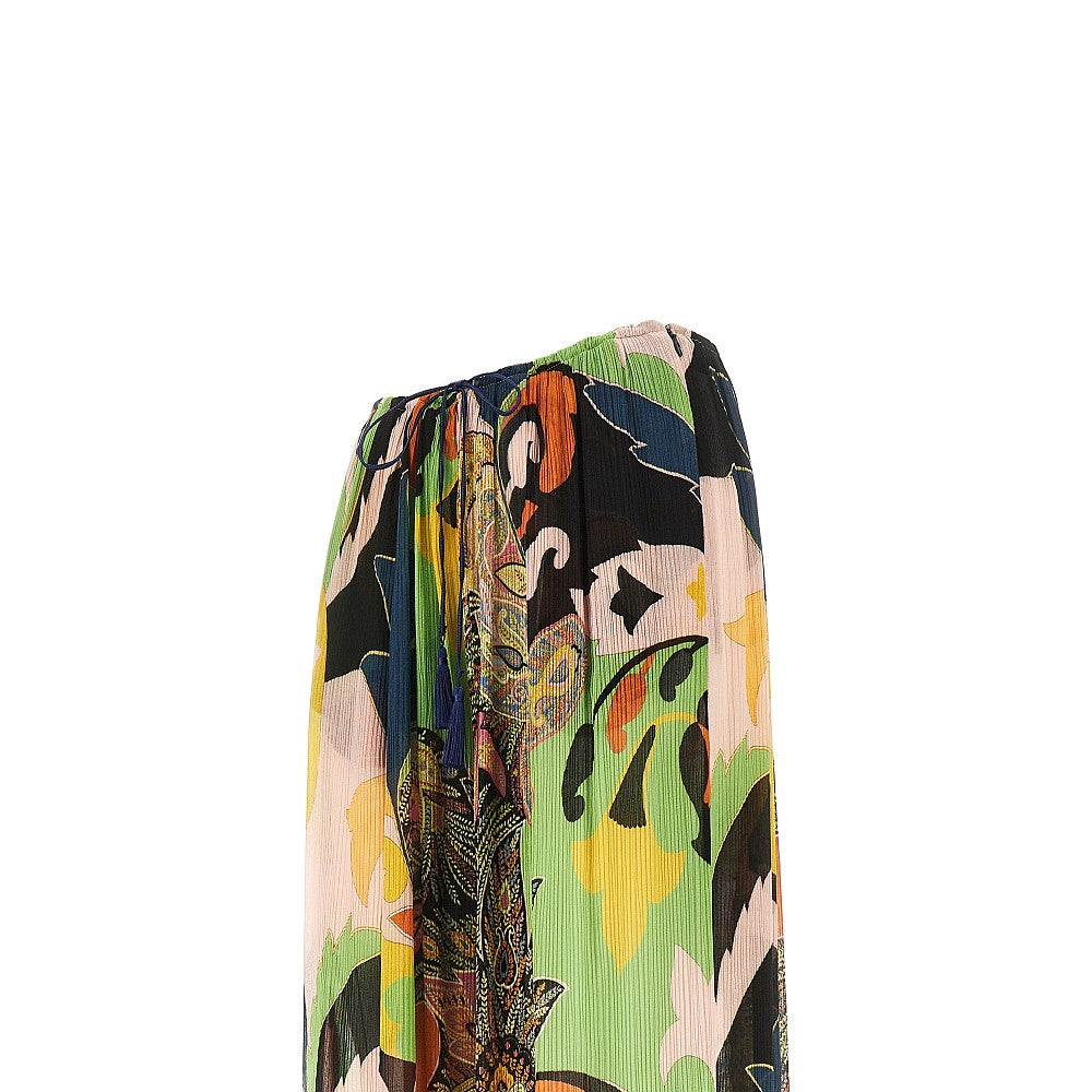 ETRO 38 printed crepon harem pants