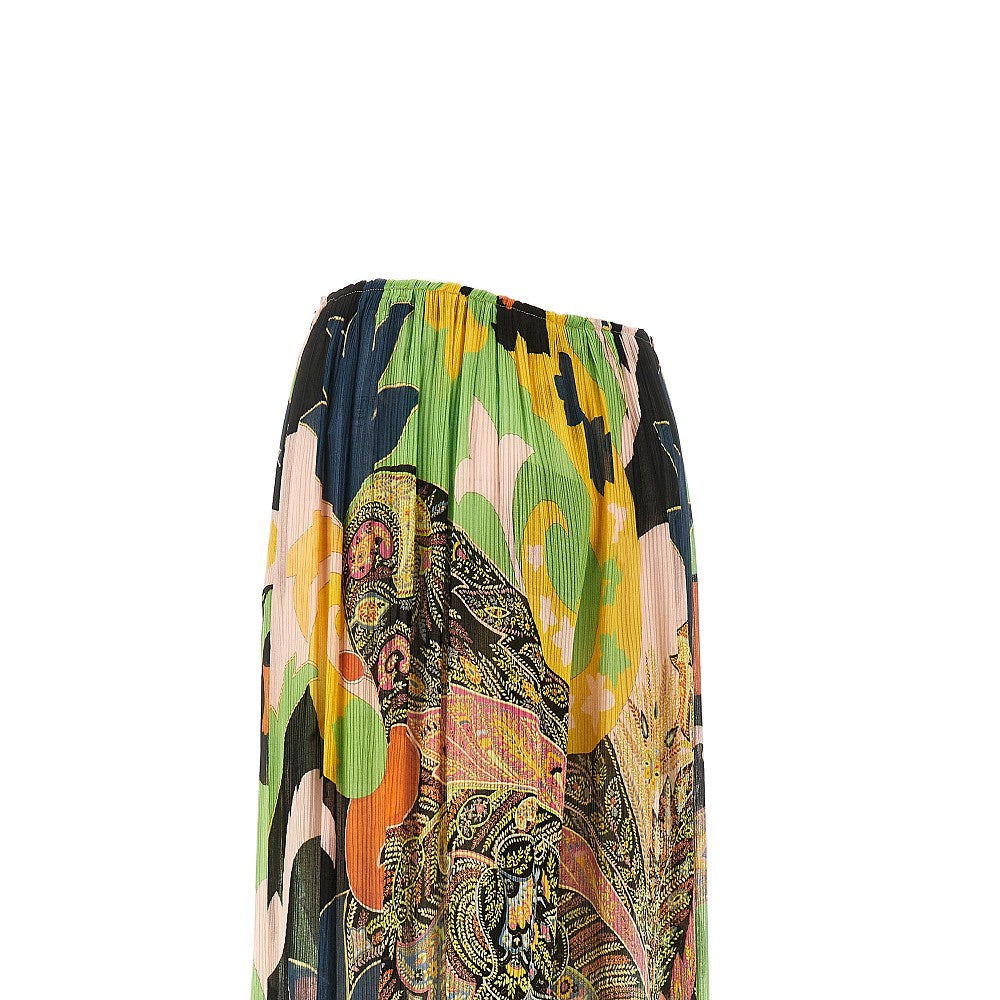 ETRO 38 printed crepon harem pants
