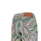 ETRO 26 paisley print denim pants