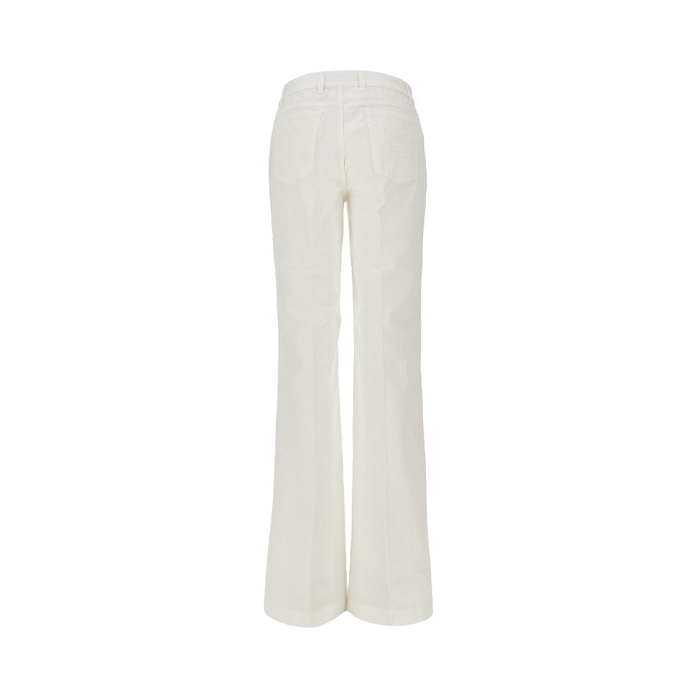 ETRO 25 stretch twill flared pants