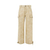 floral jacqyard canvas cargo pants