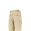 floral jacqyard canvas cargo pants