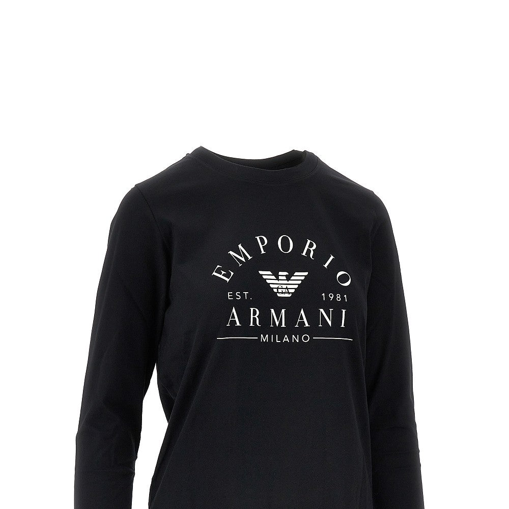 EA BODYWEAR XS organic cotton t-shirt with logo print