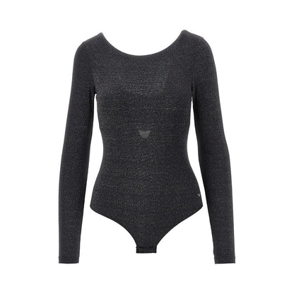 EA BODYWEAR XS lurex jersey loungewear bodysuit