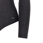 EA BODYWEAR XS lurex jersey loungewear bodysuit