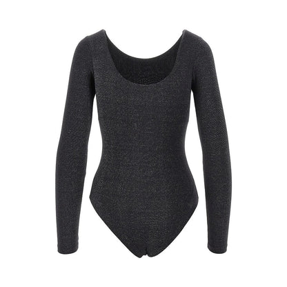 EA BODYWEAR XS lurex jersey loungewear bodysuit