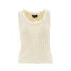 raffia- effect crochet top