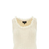 raffia- effect crochet top