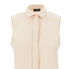 twill top with collar