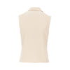 twill top with collar