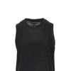 jersey top with strass eagle motif