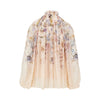 valiant crêpe de chine blouse