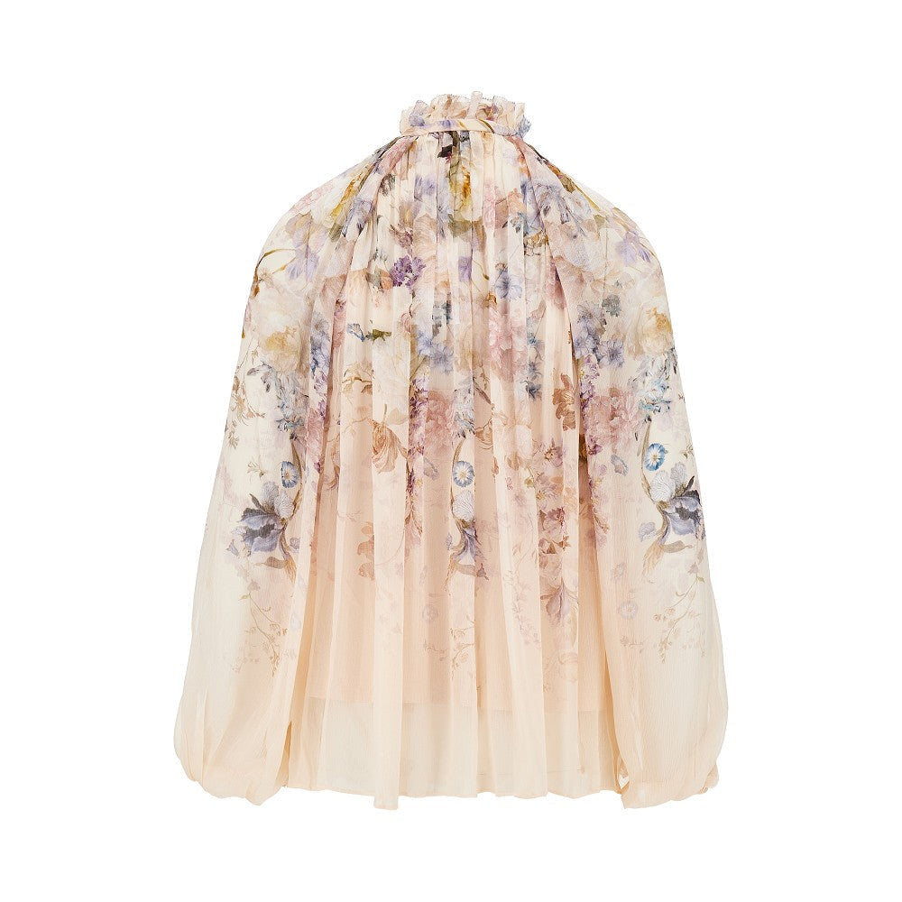 valiant crêpe de chine blouse