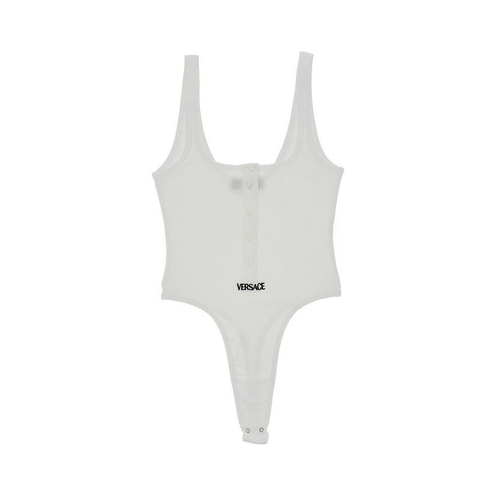 VERSACE I ribbed cotton bodysuit