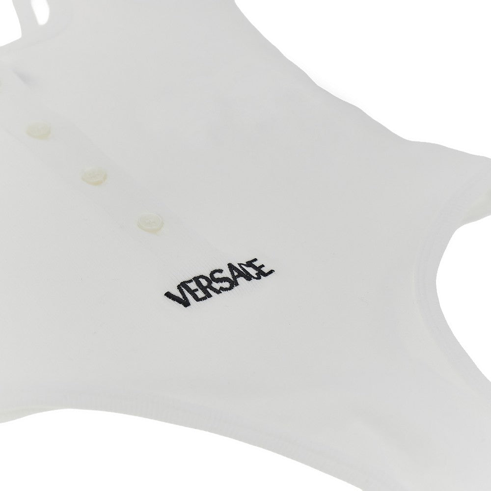 VERSACE I ribbed cotton bodysuit