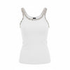 jewelled embroidery tank top