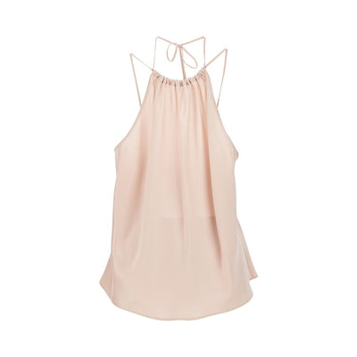 satin halter neck top