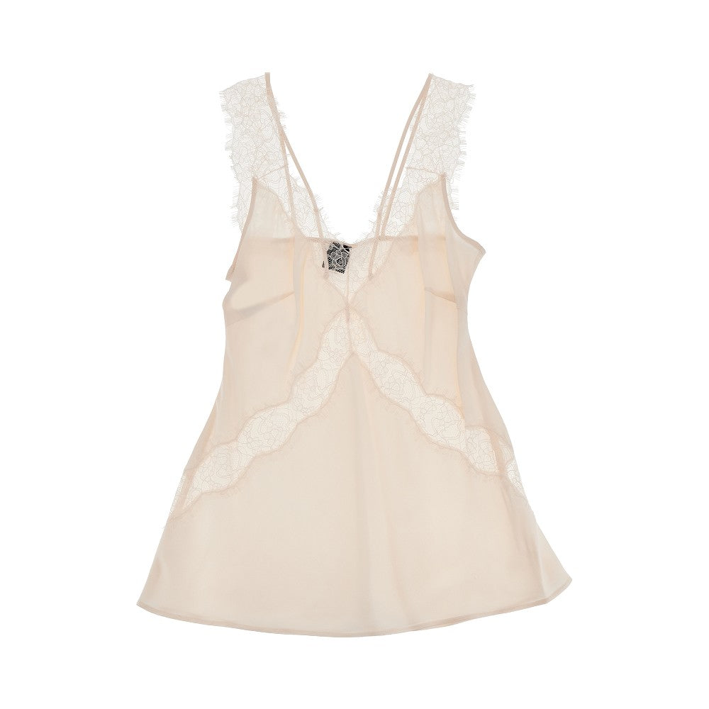 lingerie top with lace