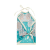 printed twill scarf top