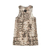 animalier print ribbed tank top