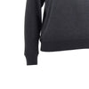 wool and silk jersey mock-neck top