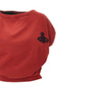 hebo asymmetrical french terry top