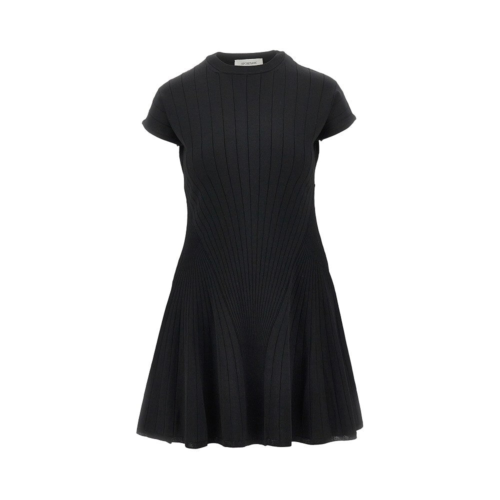 knitted mini dress