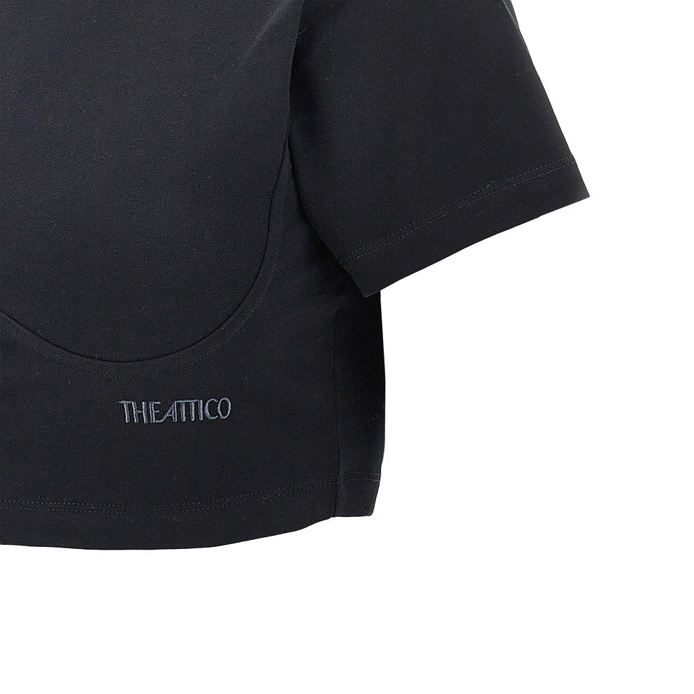 THE ATTICO 40 cropped cotton t-shirt