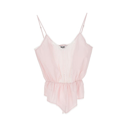 MSGM 40 poplin lingerie top