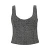 wool grisaille top