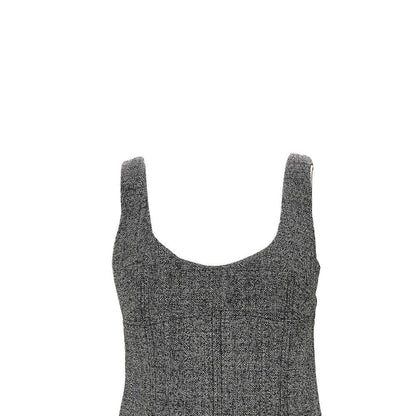 GUCCI 42 wool grisaille top