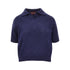GUCCI S knitted polo shirt with openworked gg motif