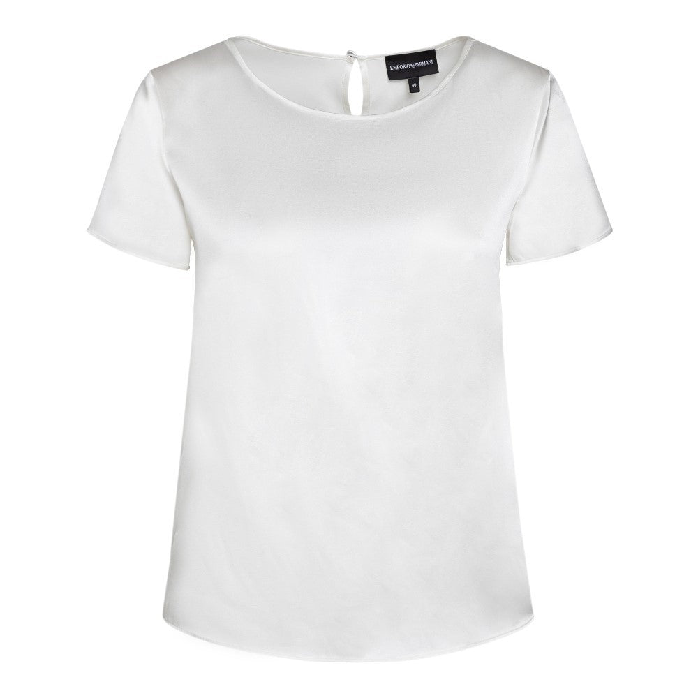 EMPORIO ARMANI 46 stretch silk t-shirt