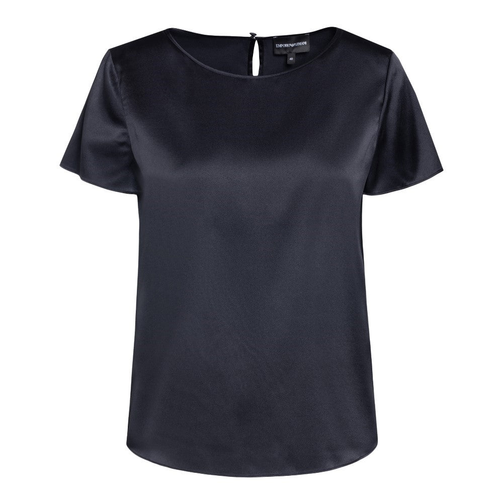 EMPORIO ARMANI 40 stretch silk t-shirt