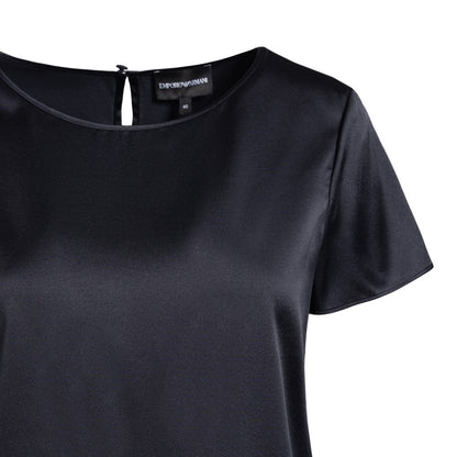 EMPORIO ARMANI 40 stretch silk t-shirt