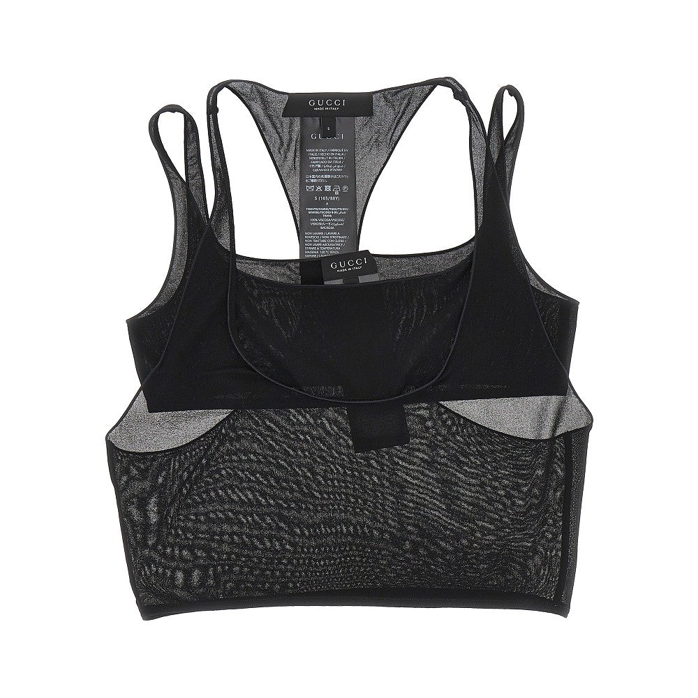 GUCCI S crêpe two-pieces top