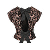 sequinned top with bows