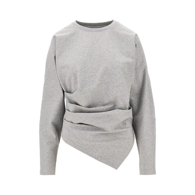 draped stretch jersey t-shirt