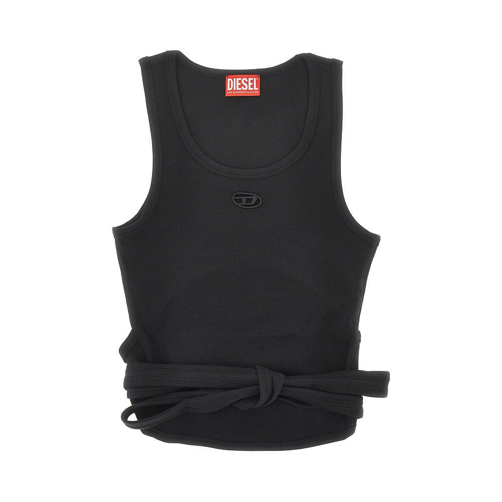 DIESEL L t-bunny-tail ribbed t-shirt