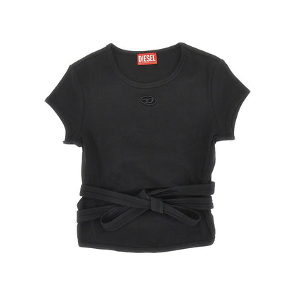 DIESEL XS t-bunny-tail ribbed t-shirt