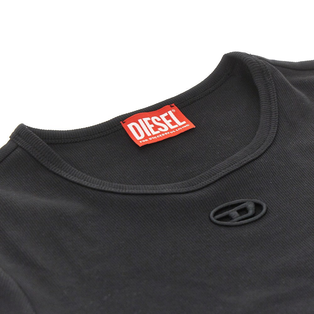 DIESEL XS t-bunny-tail ribbed t-shirt
