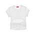 DIESEL XS t-bunny-tail ribbed t-shirt