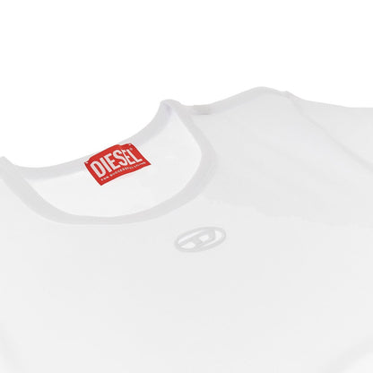 DIESEL XS t-bunny-tail ribbed t-shirt