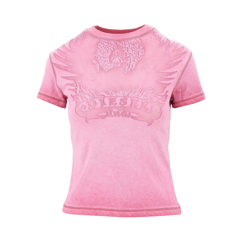 DIESEL M dévoré phoenix motif t-shirt