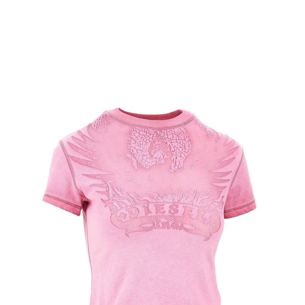 DIESEL M dévoré phoenix motif t-shirt
