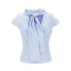 arielle striped poplin top
