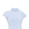 arielle striped poplin top