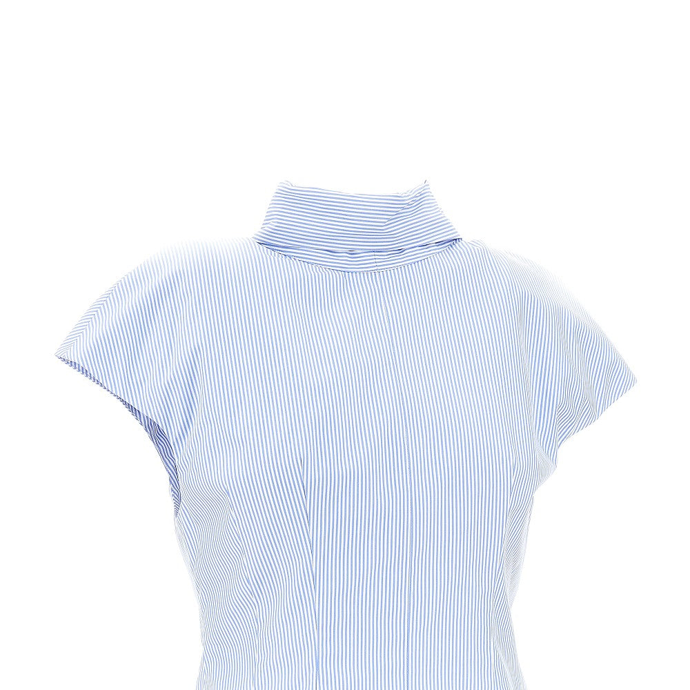 arielle striped poplin top
